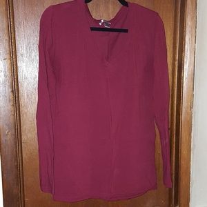 Rosio Tops - Maroon long sleeve tee Rosio Tops - Maroon long sleeve tee